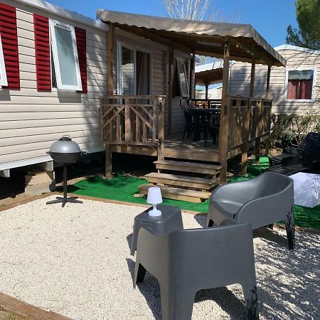 Mobilhome Vias Plage Dans Camping ภายนอก รูปภาพ