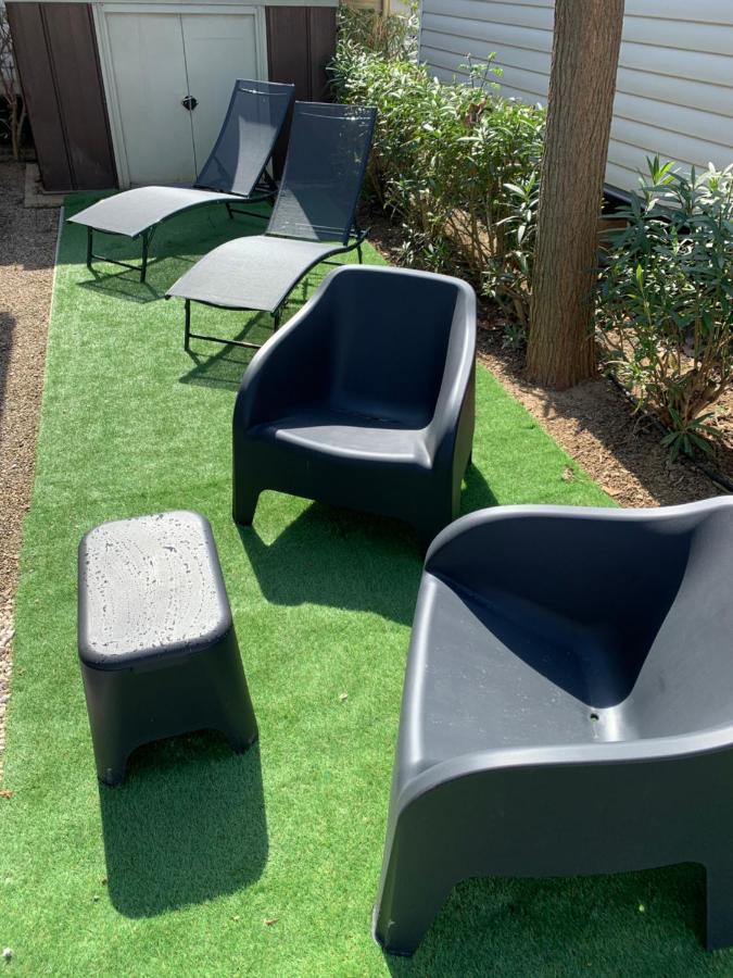Mobilhome Vias Plage Dans Camping ภายนอก รูปภาพ
