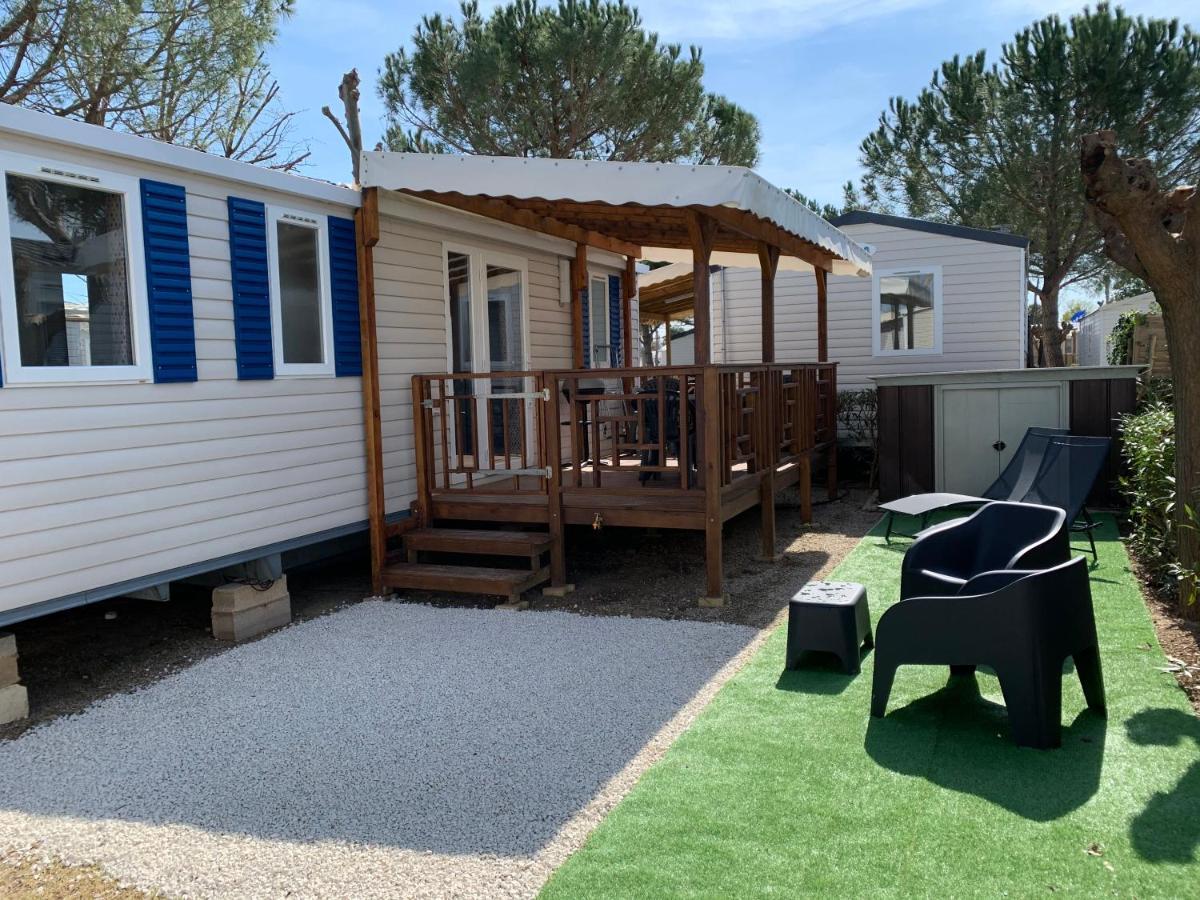 Mobilhome Vias Plage Dans Camping ภายนอก รูปภาพ