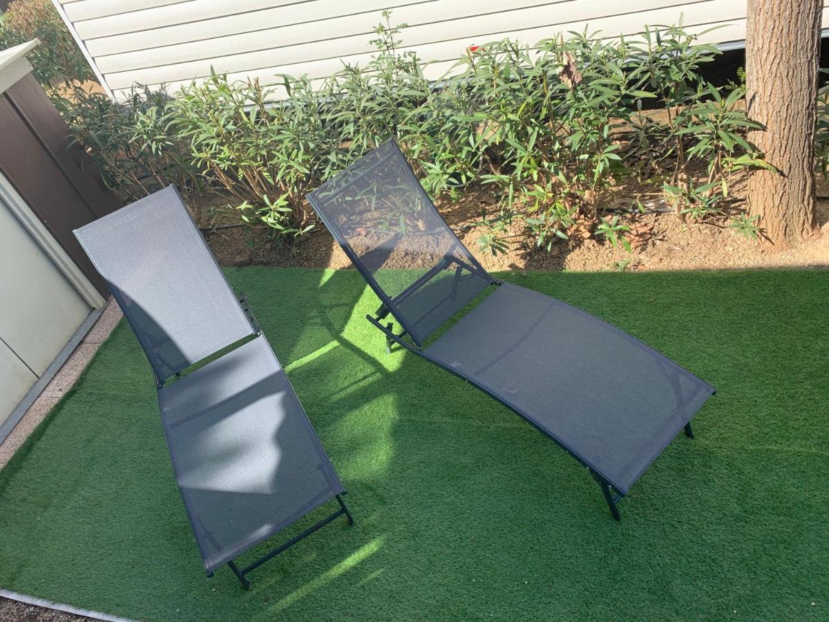 Mobilhome Vias Plage Dans Camping ภายนอก รูปภาพ