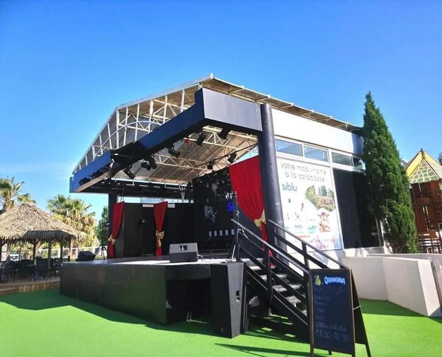 Mobilhome Vias Plage Dans Camping ภายนอก รูปภาพ