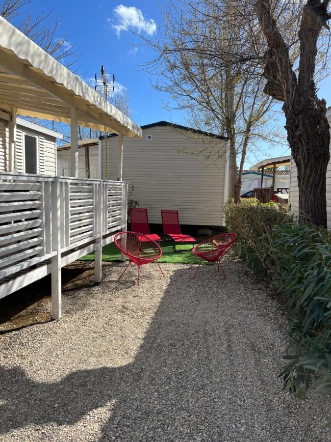 Mobilhome Vias Plage Dans Camping ภายนอก รูปภาพ