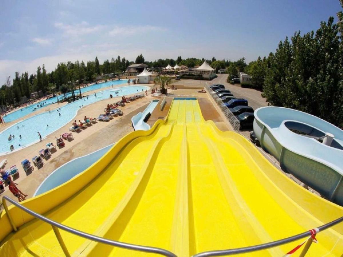 Mobilhome Vias Plage Dans Camping ภายนอก รูปภาพ